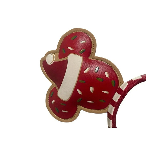 Disney Parks Cookie Christmas Holiday Mickey Minnie Mouse Ears Headband - Picture 7 of 14